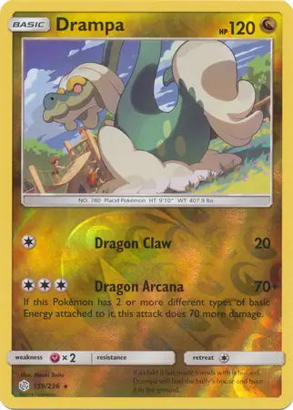 Cosmic Eclipse Drampa #159/236 reverse holo